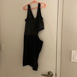 Bebe black bodycon dress